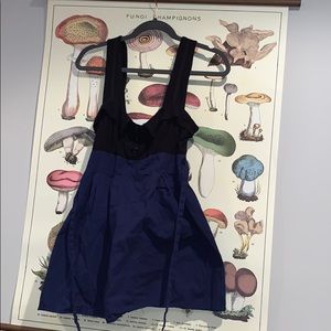 Forever 21? Tank dress/tunic L black and navy blue